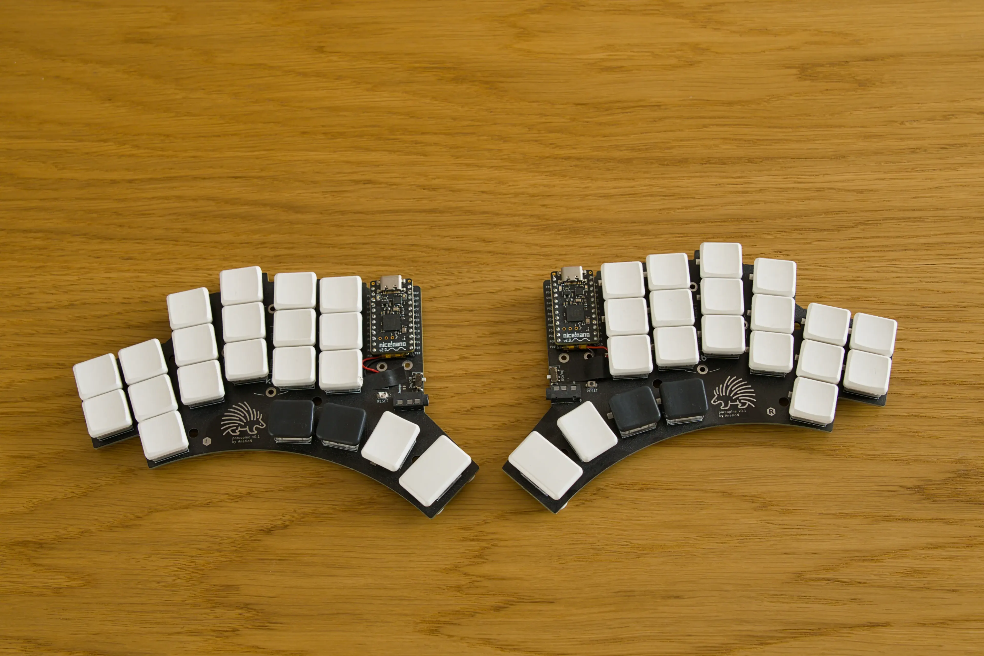 Porcupine soldered Porcupine soldered